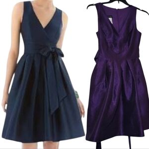 Alfred Sung Style D666 Majestic Deep Purple  Cocktail Dress Size 4
